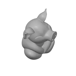 Cute Little Piglet Figurine