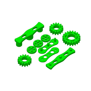 Geared spinner