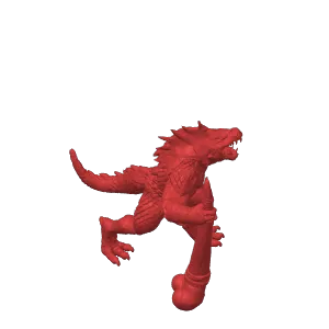 Lizardfolk War Chief - Tabletop Miniature (Pre-Supported)