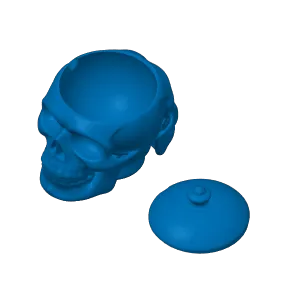Double-Sided Skull Serving Bowl – Sugar or Salsa