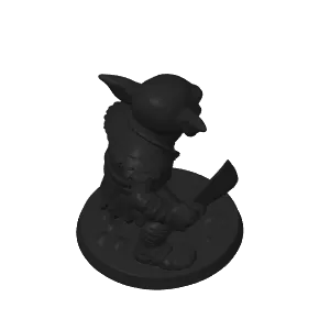 Goblin with knife / dagger