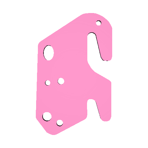 Hardware bracket for queen bed frame