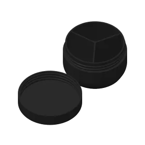 Container with compartments