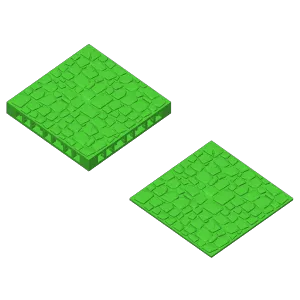 Stone floor tile