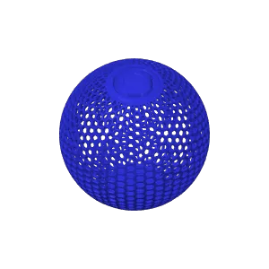 Mini Flexible Airless Basketball - Prints with TPU Or PLA