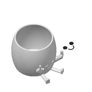 Middle Finger Happy Pot
