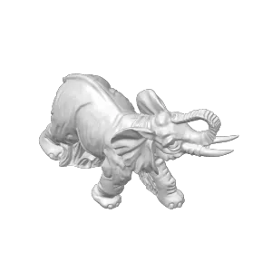 Elephant on grass