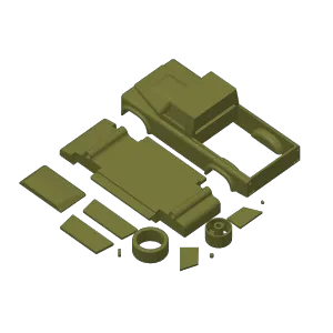 Land Rover Defender - fully 3D printable