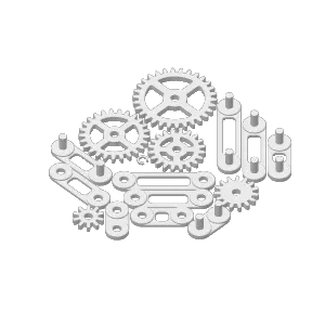 MECHANICAL MODULAR GEARS TOY - GEAR MECHANISM