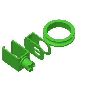 Adjustable Filament Guide for Creality Ender 3 V3 SE / KE