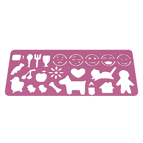 Montessori Template for Kids (3pcs)