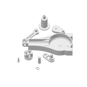 CRANCK CONNECTING KINEMATICS ASSEMBLY - ROD MECHANISM