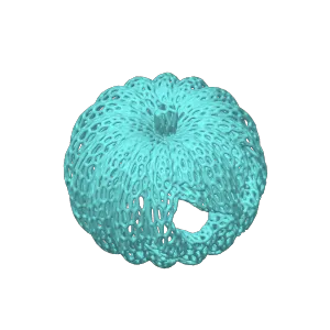 Voronoi Halloween Pumpkin | Jack Skellington Style