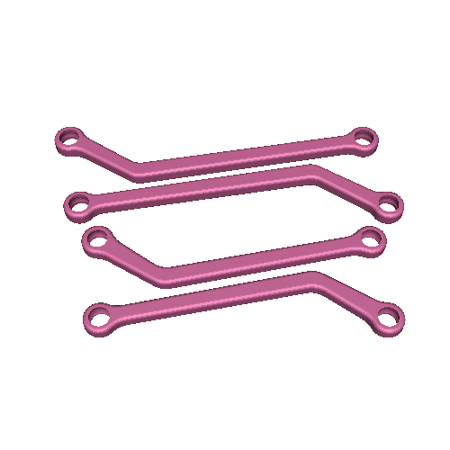 Scx24 extreme high clearance links for C10