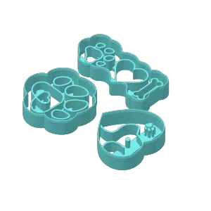 Pet Love Cookie Cutter Set
