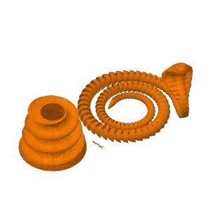 Articulated Cobra + Pencil Holder