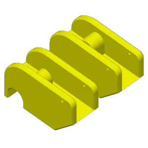 Adapter to wall filament roll holder for 3 kg rolls