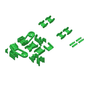 Ender 3 v2 cable chain from Thingyverse