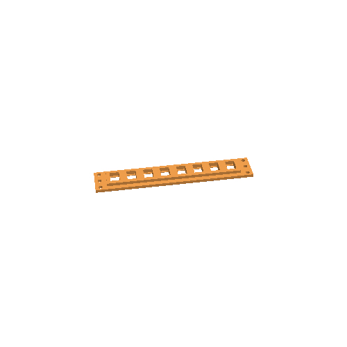 8 Port Patch Panel Rack Mount