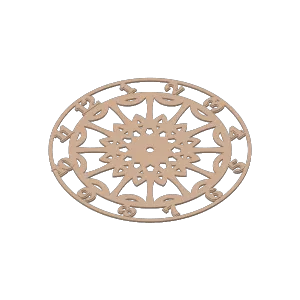 (FREE) mandala wall clock 4