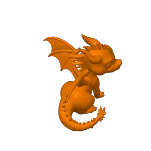 Cute baby dragon