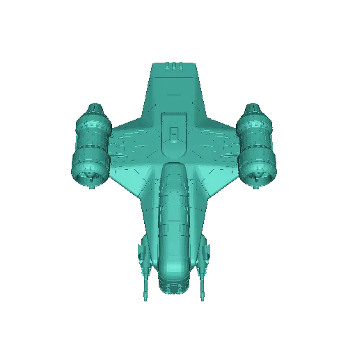Razor Crest Hollow X Wing Format