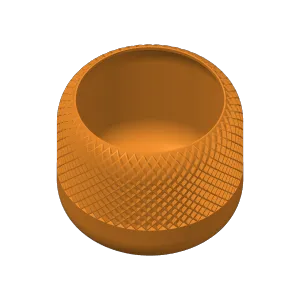 Waffle pattern pot