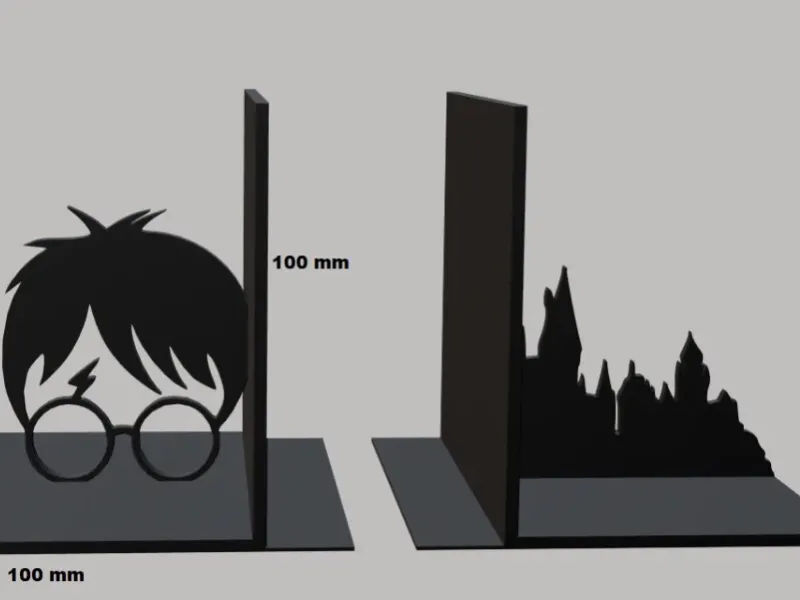 Harry Potter book ends by Happy Print