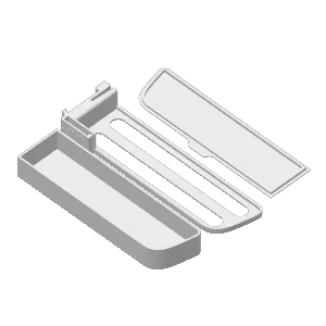 Left Poop-tool tray ender3 v3 KE/SE easy to remove to clean.