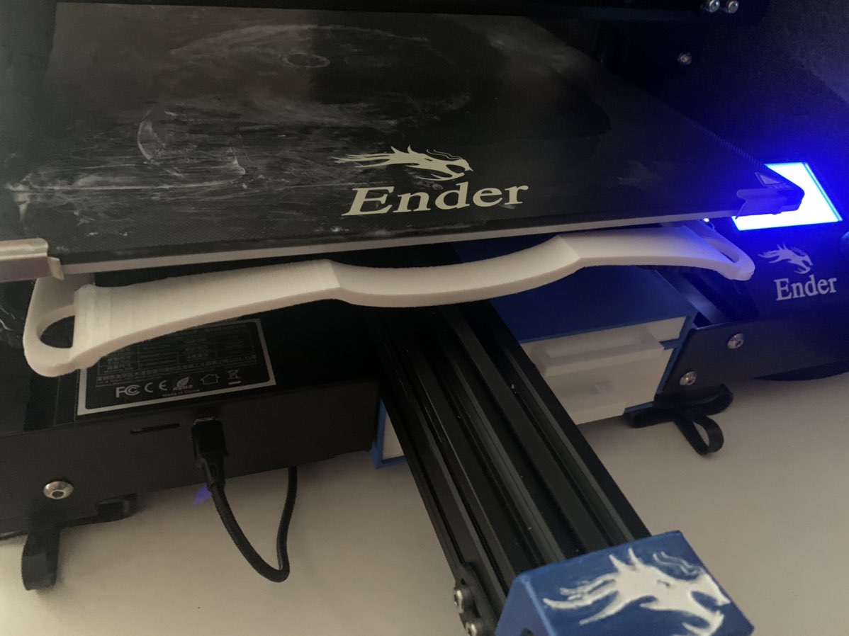 Ender 3 MAX - Bed Handle + Spacers-0