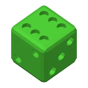 Dice 2cmx2cmx2cm