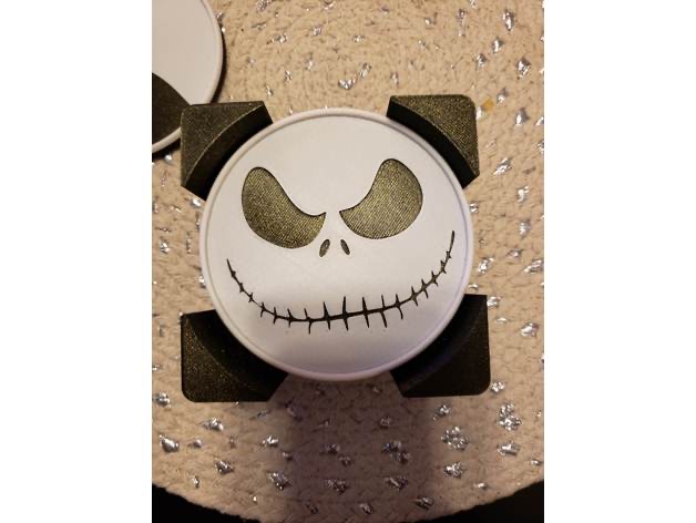 Nightmare Before Christmas Coaster set w holder 3D models