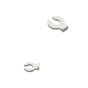 pressure clip coupling bowden tube