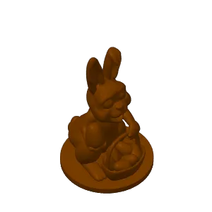 eggbasket easter bunny