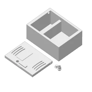 Mini Desktop Locker Storage