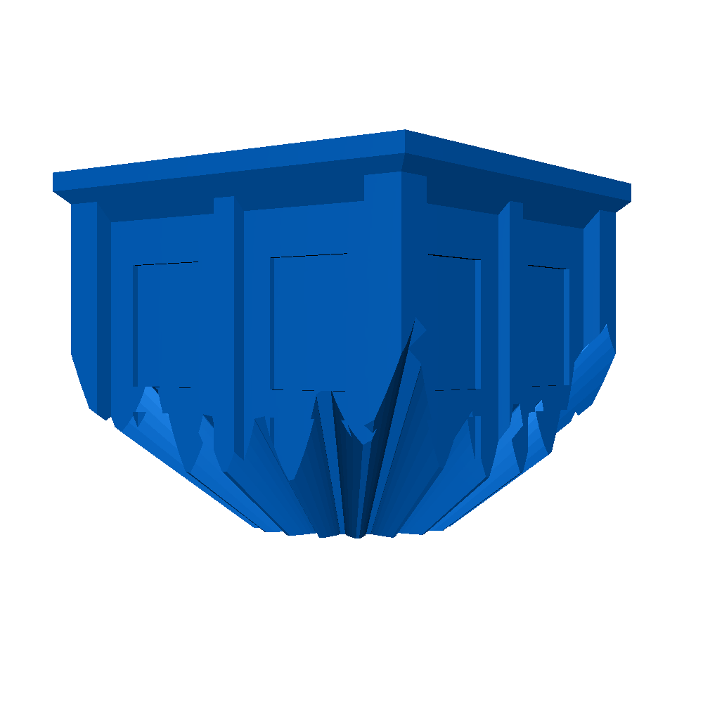 TARDIS gear cube