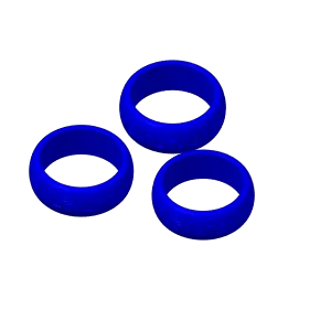 Thai Ring:Finger Sizes(US) 12, 12.5 & 13 |(EU) 67, 68.5 & 70