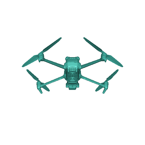 DJI mavic, plegado y abierto