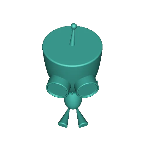 Gir robots sitting