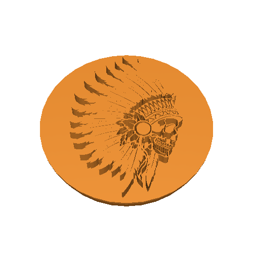 Totenkopf-Stempel