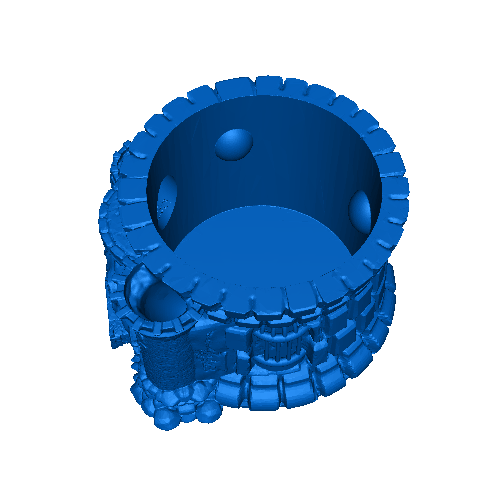 Skull Castle planter