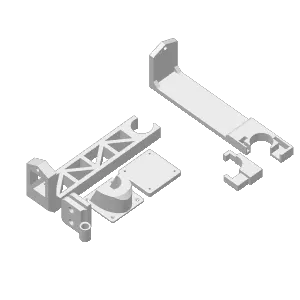 K1 Max Filament Box Above Printer