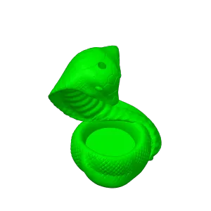 snake incense holder