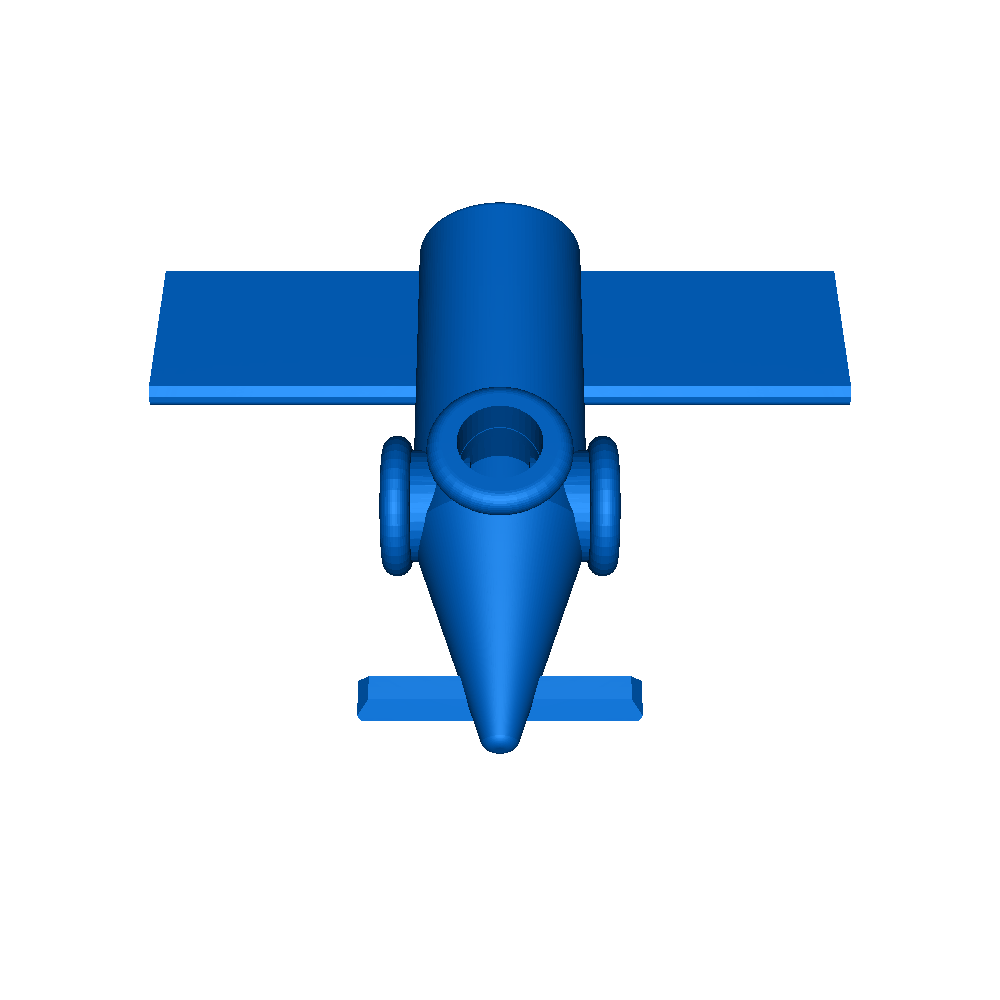 balloon powered plane (proof of concept toy)
