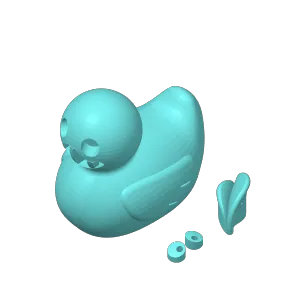 Standing Rubber Duck
