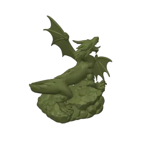 Dragão na pedra