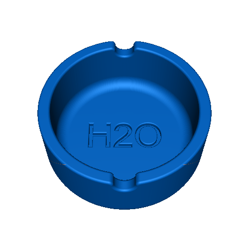 H2O ash tray