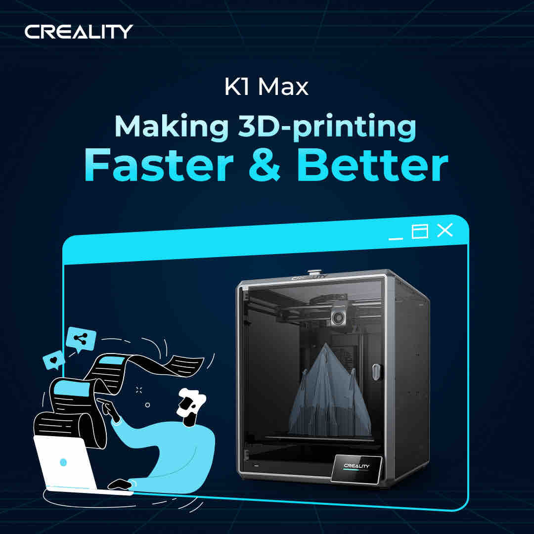 K1 Max 3D Printer: Fast, Smart AI & Precision