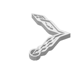 corvette keychain
