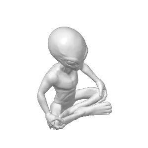 Alien Sentado